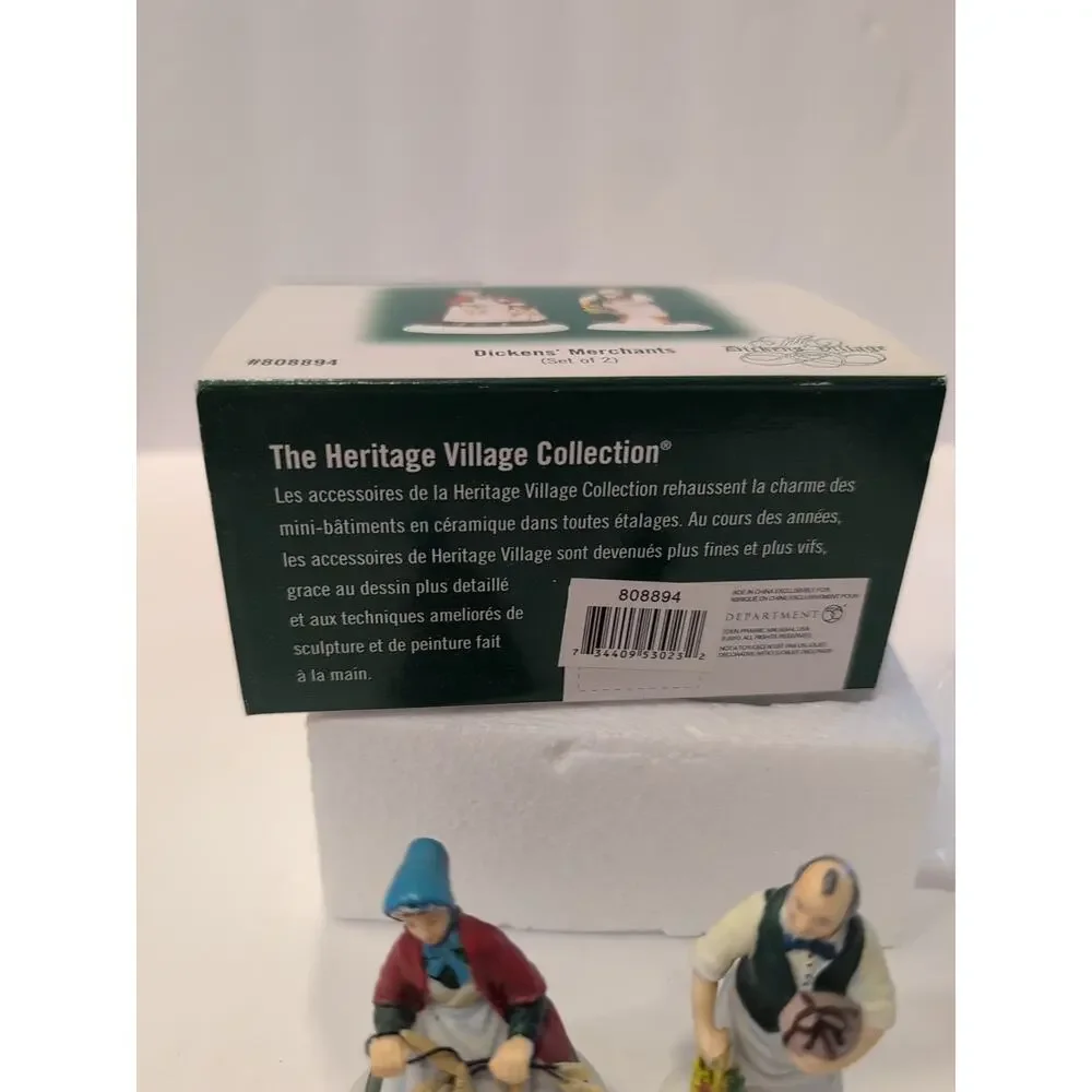 Department 56 Heritage Village Dickens Merchants Figurines Butcher Candlestick 2
